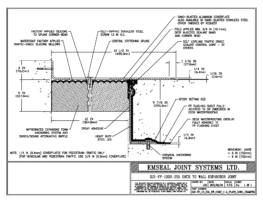 SJS-FP_12_255_DW_CONC_1-4_PLATE_LONG_CHAMFER Deck to Wall Expansion Joint