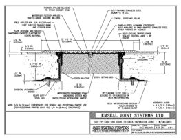 SJS-FP_13_165_DD_CONC_3-8_PLATE_LONG_CHAMFER_EMCRETE Deck to Deck Expansion Joint with Emcrete