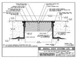 SJS-FP_13_220_DD_CONC_1-4_PLATE_LONG_CHAMFER Deck to Deck Expansion Joint