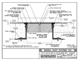 SJS-FP_13_220_DD_CONC_1-4_PLATE_LONG_CHAMFER_EMCRETE Deck to Deck Expansion Joint with Emcrete