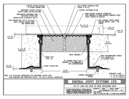 SJS-FP_13_255_DD_CONC_1-4_PLATE_LONG_CHAMFER Deck to Deck Expansion Joint