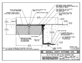 SJS-FP_13_255_DW_CONC_1-4_PLATE_LONG_CHAMFER-Deck-to-Wall-Expansion-Joint