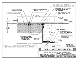 SJS-FP_13_255_DW_CONC_3-8_PLATE_LONG_CHAMFER Deck to Wall Expansion Joint