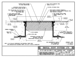 SJS-FP_14_220_DD_CONC_1-4_PLATE_LONG_CHAMFER_EMCRETE Deck to Deck Expansion Joint with Emcrete