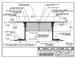 SJS-FP_14_255_DD_CONC_3-8_PLATE_LONG_CHAMFER_EMCRETE Deck to Deck Expansion Joint with Emcrete