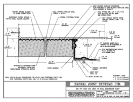 SJS-FP_15_150_DW_CONC_3-8_PLATE_LONG_CHAMFER Deck to Wall Expansion Joint