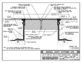 SJS-FP_15_255_DD_CONC_1-4_PLATE_LONG_CHAMFER_EMCRETE Deck to Deck Expansion Joint with Emcrete