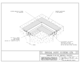 Expansion Joint Details: Thermaflex TM System 90 Degree Horizontal Transition EMSEAL