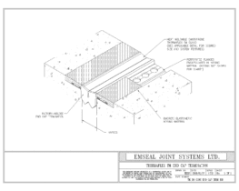 Expansion Joint Details: Thermaflex TM System End Cap Termination EMSEAL