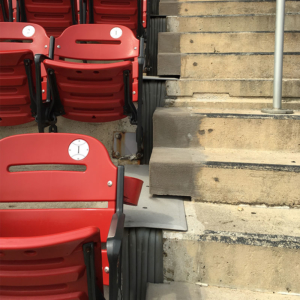 Stadium expansion joints Emseal SJS in St Louis Cardinals Busch stadium