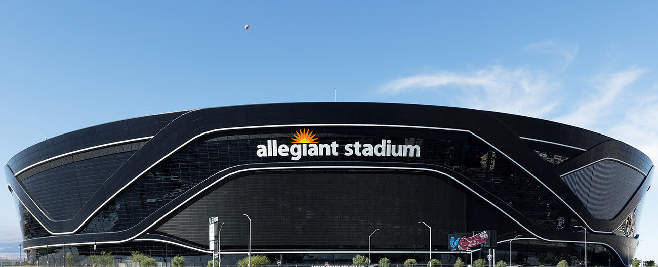 Oakland Raiders Allegiant Stadium uses Sika Emseal epansion joints to address, roof, seating bowl, wall, fire-rating of critical building expansion joint openings.