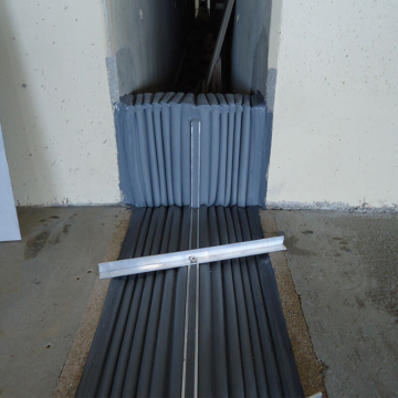 Sesimic expansion joint upturn termination - SJS Emseal