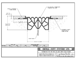 emseal TCR 500 deck to deck expansion joint