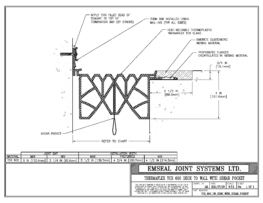 watertight expansion joint with shear pocket TCR 600