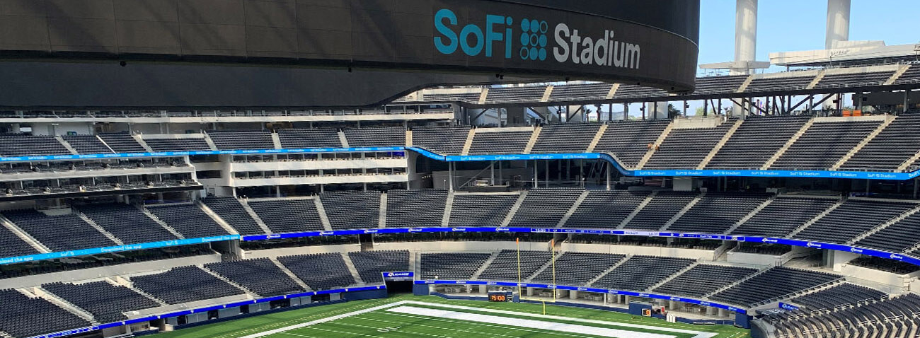 LA Rams SoFi stadium expansion joints by EMSEAL