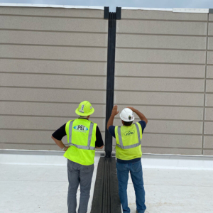 Seismic Roof Expansion Joint Wall Transition at KCI Airport by Sika EMSEA:
