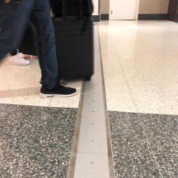 Airport Concourse Floor Expansion Joint Cover at BNA Nashville International Airport by Sika Emseal