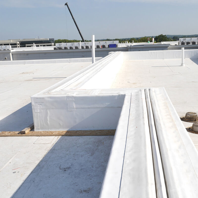 Roof Expansion Joints · Roof To Wall Interface Detail · Sika Emseal