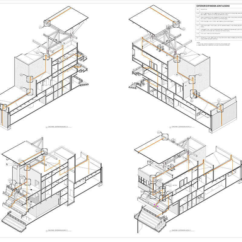 Stadium Expansion Joint Details Architectural Design at Nashville SC MLS GEODIS PARK