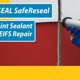 Retrofit EIFS joint sealant with SafeReseal grindless, dustless, noiseless, joint sealer - Field Installation video from Sika Emseal