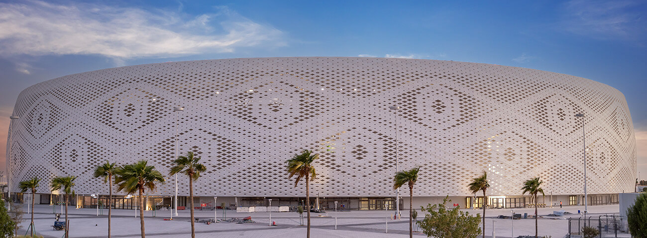 Qatar FIFA World Cup Al Thumama Stadium - expansion joints by Sika Emseal