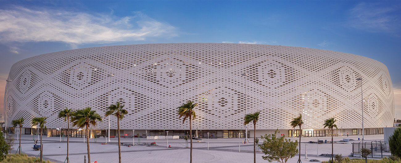 Qatar FIFA World Cup Al Thumama Stadium - expansion joints by Sika Emseal