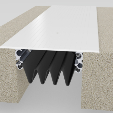 Wabo® Seismic Floor FXE interior floor expansion joint surface mounted cover