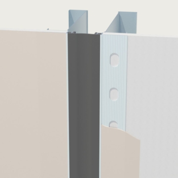 Wabo®CorridorWrap interior drywall surface mounted expansion joint cover plate by Sika Emseal