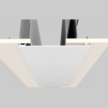 Wabo®FastWall (EWH) interior expansion joint cover plate for walls, ceilings, and soffits by Sika Emseal