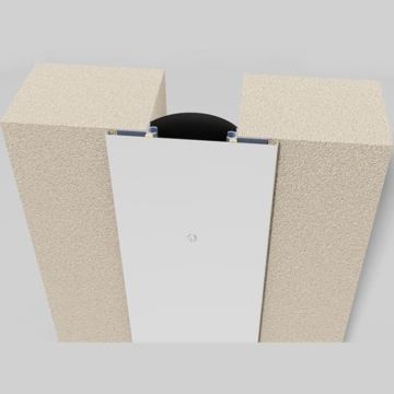 Wabo®SeismicCover WFE exterior wall expansion joint cover with weather resistant barrier in stucco eifs building by Sika Emseal