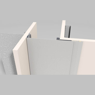 Wabo®SeismicCover WFI interior corner wall expansion joint coverplate system by Sika Emseal