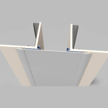 Wabo®SeismicCover WFT interior wall expansion joint coverplate system by Sika Emseal