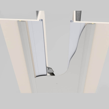 Wabo®SeismicCover WFT interior wall expansion joint coverplate system cut away by Sika Emseal