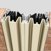 Wabo®WeatherSeam WSW exterior seismic wall expansion joint with weather barrier By Sika Emseal