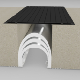Wabo®FlameGuard II (UFG) fire barrier expansion joint blanket for underslab in horizontal decks product image by Sika Emseal