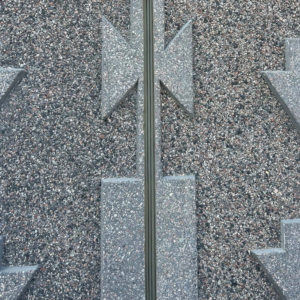wall expansion joint systems seismic colorseal and WFR2 by Sika Emseal integrate into the architectural building facade at Twin Buttes High School