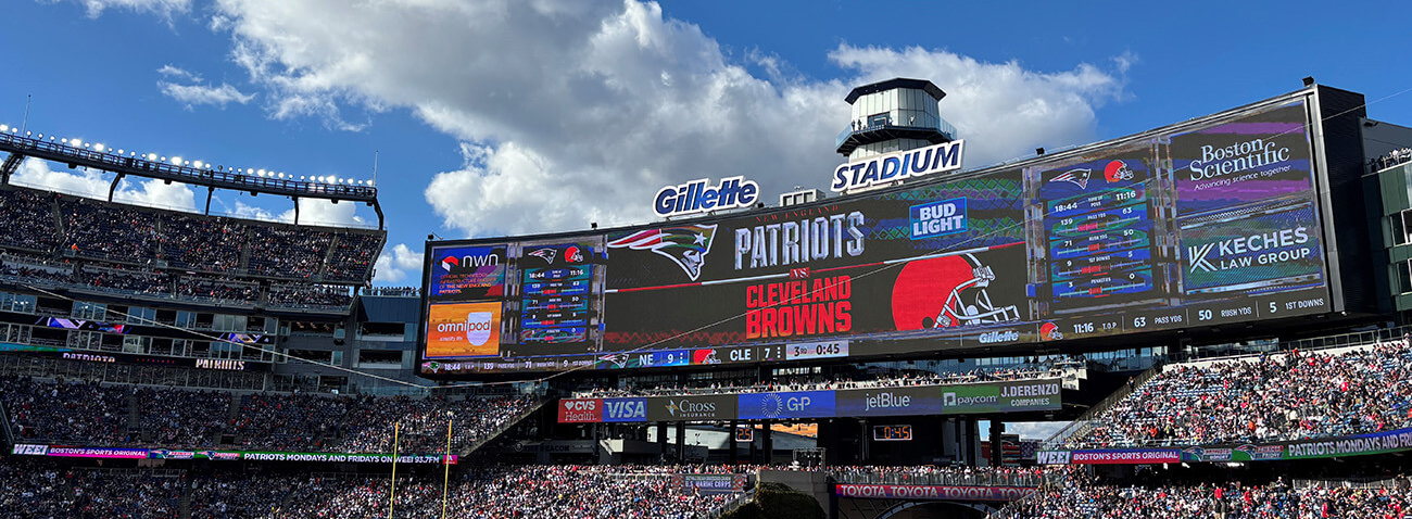 Stadium expansion joints a Gillette Stadium, Foxboro, MA