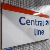 Central Line London Metro Signage