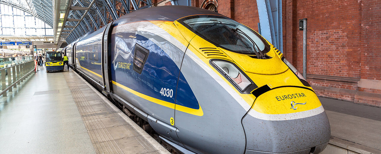 High-speed rail UK splash header image.