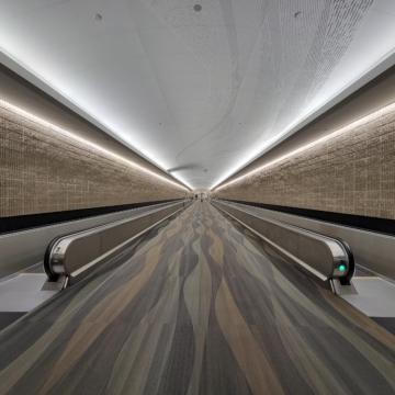 Moving walkway at Atlanta's Hartsfield-Jackson International Airport